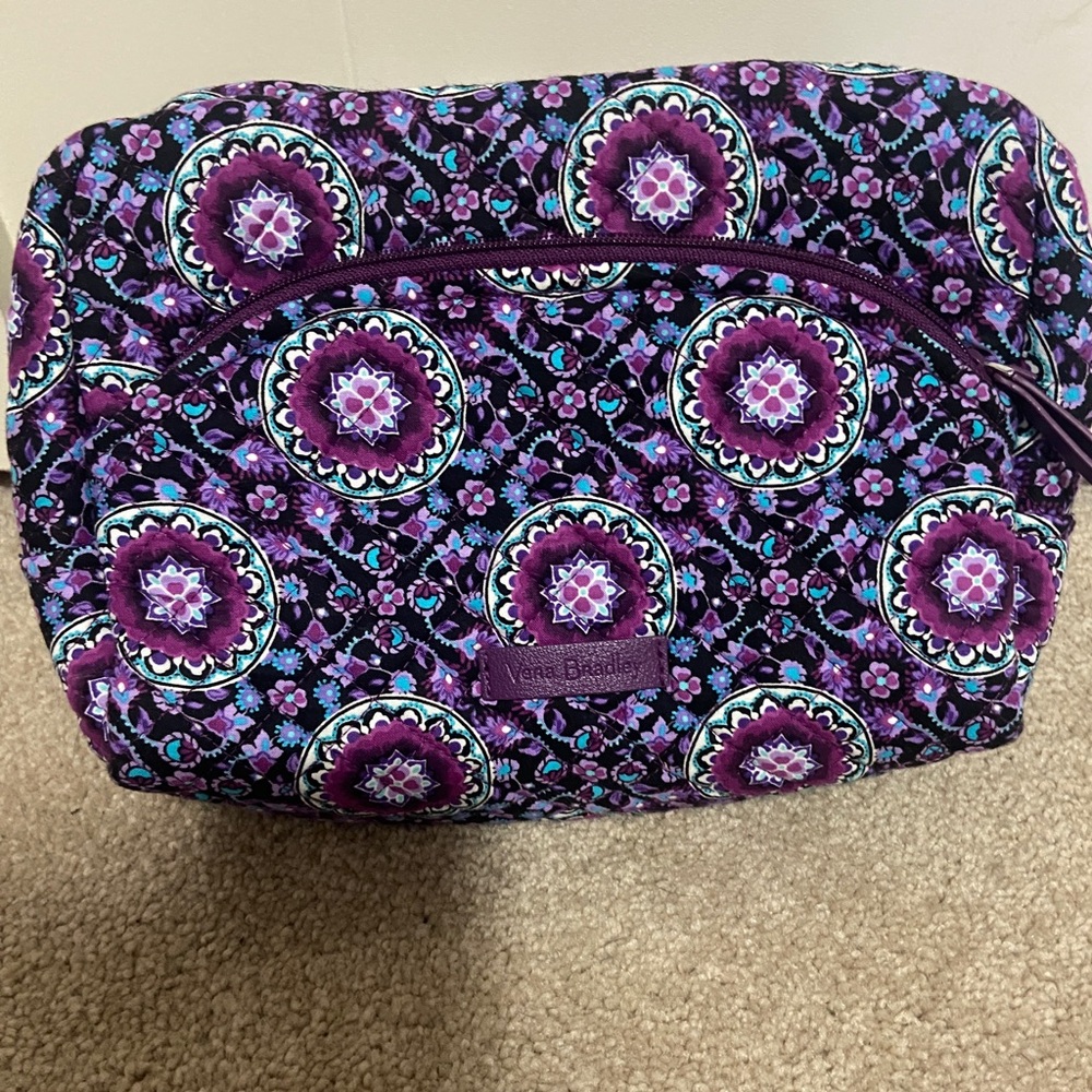 Vera bradley large cosmetic bag